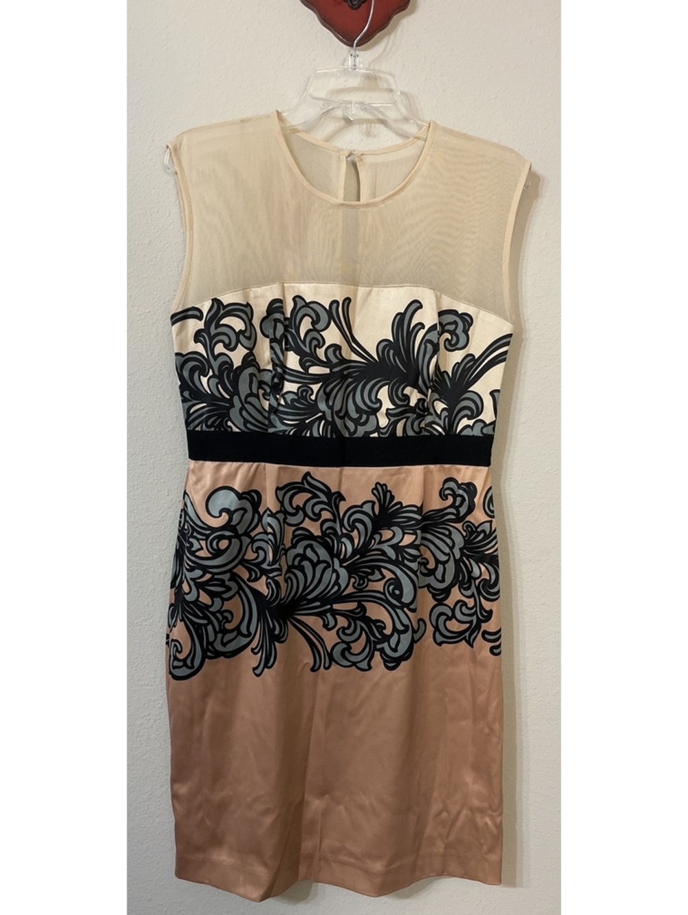 New York Company Women’s Size 10 Pink Sleeveless Knee-Length Dress! A6552